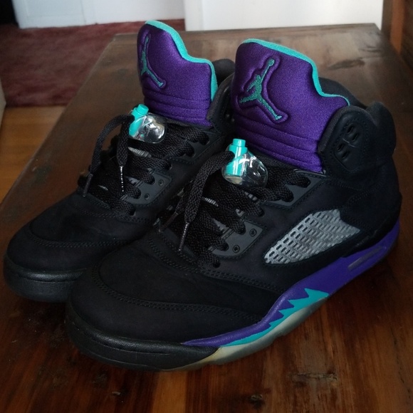 jordan black grape 5s